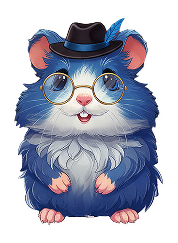 Hamster Bleu
